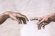 نام: 180px-Hands_of_God_and_Adam.jpg نمایش: 126 اندازه: 7.0 کیلو بایت